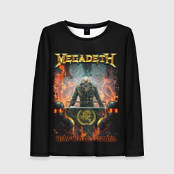 Женский лонгслив Megadeth