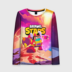 Лонгслив женский Опасная Meg Brawl Stars, цвет: 3D-принт