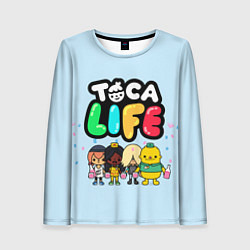 Лонгслив женский Toca Life: Logo, цвет: 3D-принт