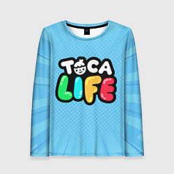 Лонгслив женский Toca Life: Logo, цвет: 3D-принт
