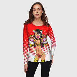 Лонгслив женский Nаgatoro, цвет: 3D-принт — фото 2