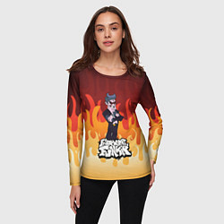 Лонгслив женский Дорогой Папочка Friday Night Funkin, цвет: 3D-принт — фото 2