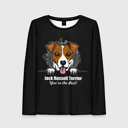Женский лонгслив Джек-Рассел-Терьер Jack Russell Terrier