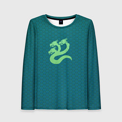 Лонгслив женский Альфа Легион чешуя креатив, цвет: 3D-принт