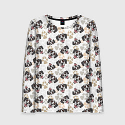 Женский лонгслив Далматинец Dalmatian