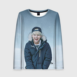 Лонгслив женский MIN YOONGI BTS WINTER, цвет: 3D-принт