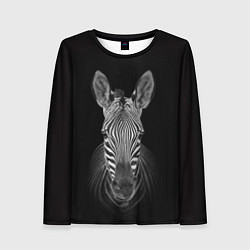 Женский лонгслив Зебраzebra