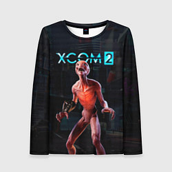 Женский лонгслив XCOM пришелец