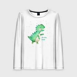 Лонгслив женский Dino inside, цвет: 3D-принт