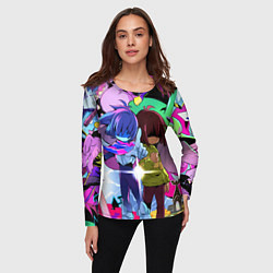 Лонгслив женский Deltarune - Легенда о Руне Дельта, цвет: 3D-принт — фото 2