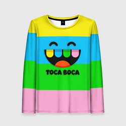 Женский лонгслив Toca Boca Logo Тока Бока