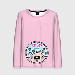 Лонгслив женский Babys place, цвет: 3D-принт