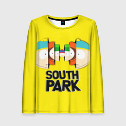Лонгслив женский South Park - Южный парк персонажи, цвет: 3D-принт