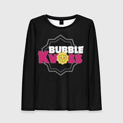 Женский лонгслив Bubble Kvass - emblem