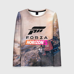 Лонгслив женский Форза Forza horizon 5, цвет: 3D-принт