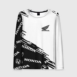 Лонгслив женский Honda sport pattern, цвет: 3D-принт