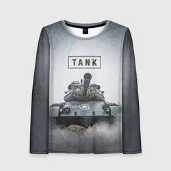 Лонгслив женский TANK, цвет: 3D-принт