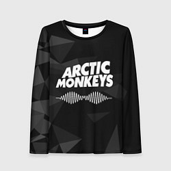 Женский лонгслив Arctic Monkeys Серая Геометрия