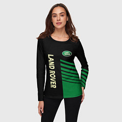 Лонгслив женский Ленд Ровер, Land Rover, цвет: 3D-принт — фото 2