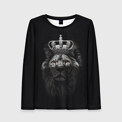 Лонгслив женский Царь Лев, цвет: 3D-принт