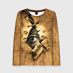Лонгслив женский Джиперс Криперс видит, цвет: 3D-принт