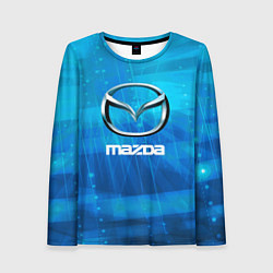 Лонгслив женский Mazda мазда, цвет: 3D-принт