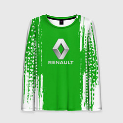 Лонгслив женский RENAULT РЕНО sport, цвет: 3D-принт
