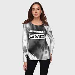 Лонгслив женский HUMMER - GMC Краски, цвет: 3D-принт — фото 2
