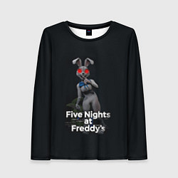 Лонгслив женский Five Nights at Freddys: Security Breach - кролик В, цвет: 3D-принт