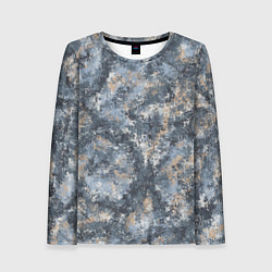 Лонгслив женский Камуфляж Паук Горы, цвет: 3D-принт