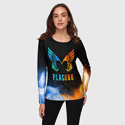 Лонгслив женский Placebo, Logo, цвет: 3D-принт — фото 2