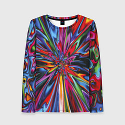 Женский лонгслив Color pattern Impressionism