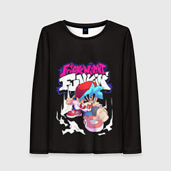 Лонгслив женский Friday Night Funkin Boyfrend, цвет: 3D-принт