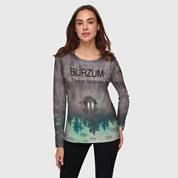 Лонгслив женский Thulean Mysteries - Burzum, цвет: 3D-принт — фото 2