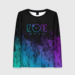 Женский лонгслив Izone neon огонь