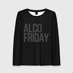 Лонгслив женский Alco friday, цвет: 3D-принт