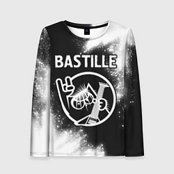 Лонгслив женский Bastille - КОТ - Краска, цвет: 3D-принт