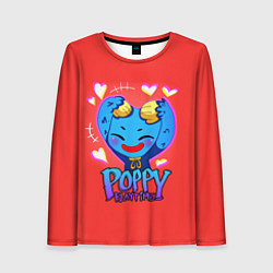 Лонгслив женский POPPY PLAYTIME CUTE HAGGY WAGGY - милый Хагги Вагг, цвет: 3D-принт