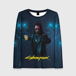 Женский лонгслив Johnny Cyberpunk2077