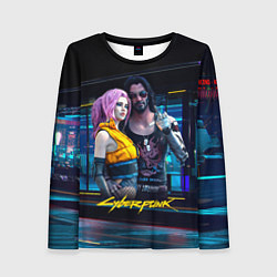 Женский лонгслив Johnny и Vi Girl Cyberpunk2077