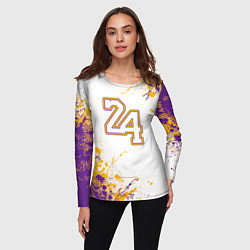 Лонгслив женский Коби Брайант Lakers 24, цвет: 3D-принт — фото 2