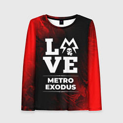 Лонгслив женский Metro Exodus Love Классика, цвет: 3D-принт