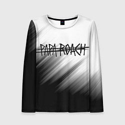 Женский лонгслив Papa roach Streak logo