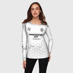 Лонгслив женский Manchester City Champions Униформа, цвет: 3D-принт — фото 2