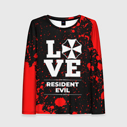 Женский лонгслив Resident Evil Love Классика