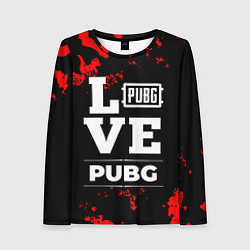 Женский лонгслив PUBG Love Классика