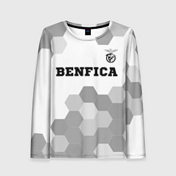 Лонгслив женский Benfica Sport на светлом фоне, цвет: 3D-принт