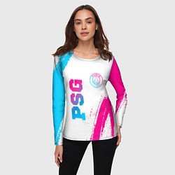 Лонгслив женский PSG Neon Gradient, цвет: 3D-принт — фото 2
