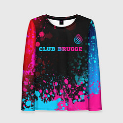 Женский лонгслив Club Brugge Neon Gradient - FS