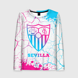 Лонгслив женский Sevilla FC Neon Gradient, цвет: 3D-принт